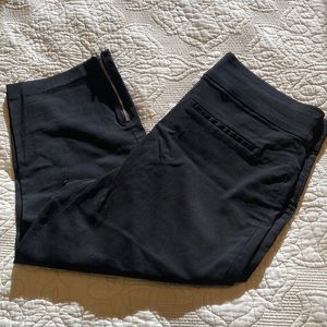 Rafaela comfort plus size pull on crop pants black 16W cruise wear